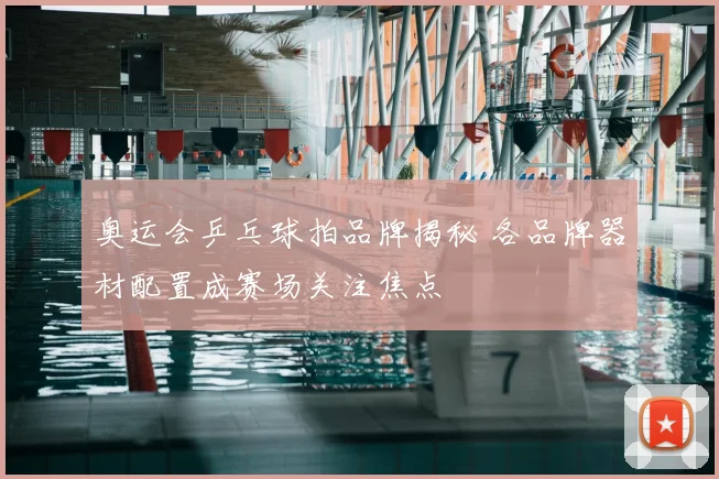 奥运会乒乓球拍品牌揭秘 各品牌器材配置成赛场关注焦点